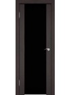 Межкомнатная дверь Триплекс чёрное 2140 Венге